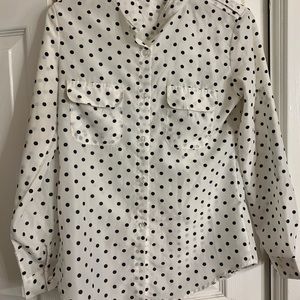 Business Casual Button Up Long Sleeved Top
